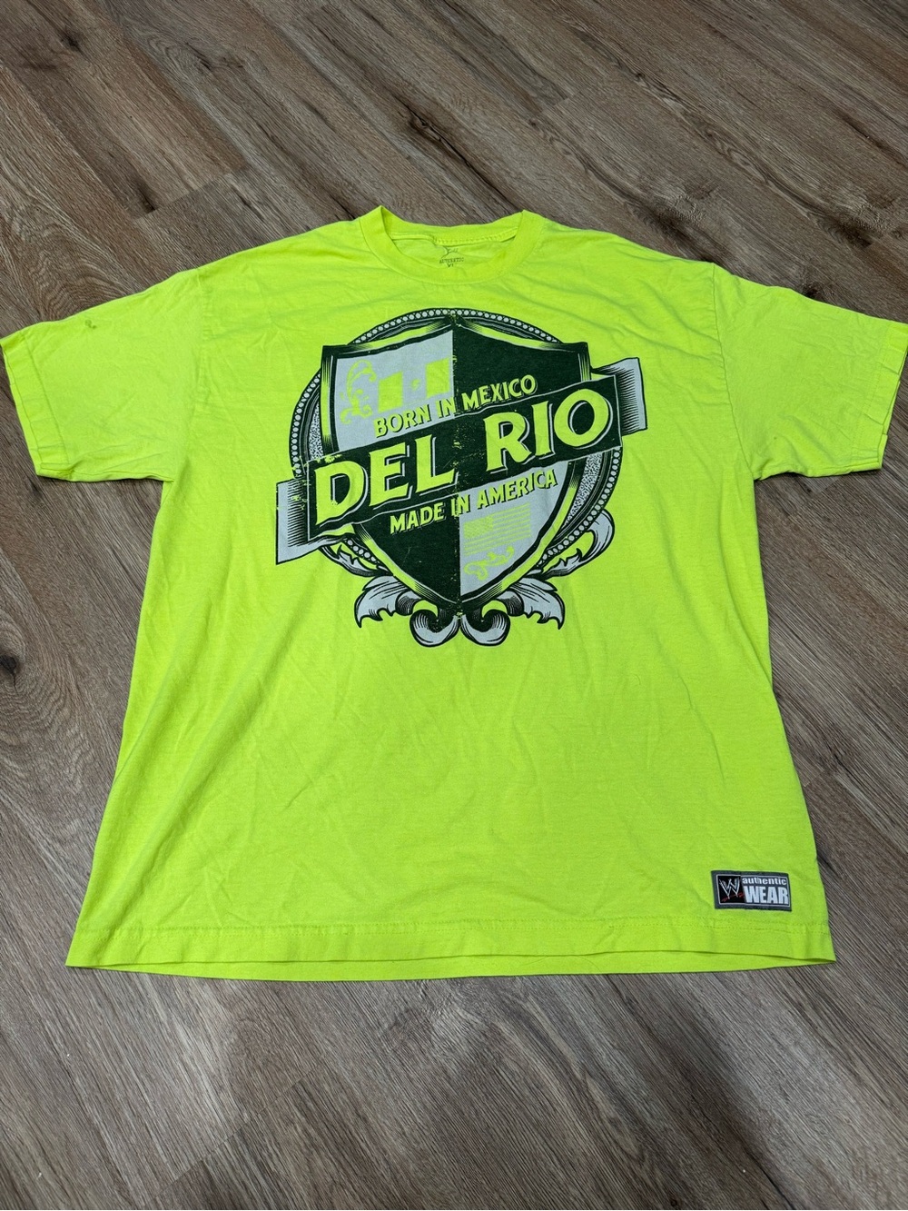 WWE Authentic Wear Alberto Del Rio "Born in Mexico / Made in America" T-shirt